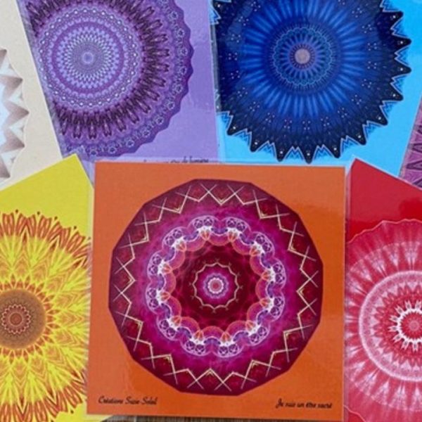 Mandalas angélique 3x3"